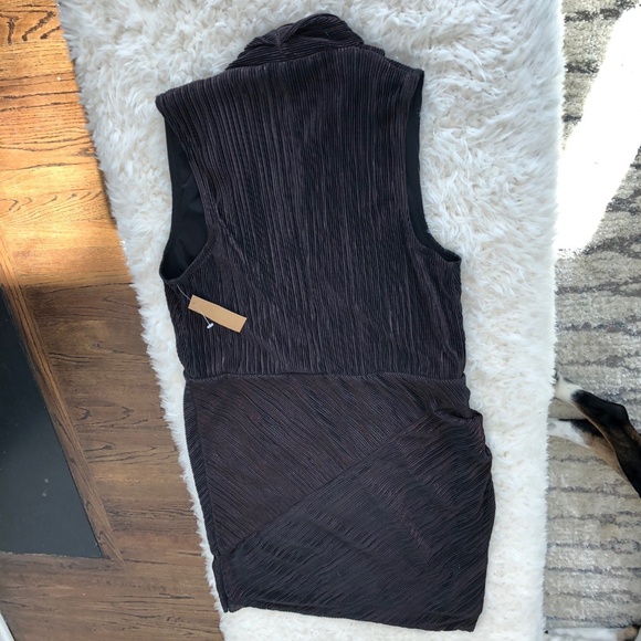 NWT Rachel Roy Sleeveless Pleated Dress sz M - Picture 5 of 7